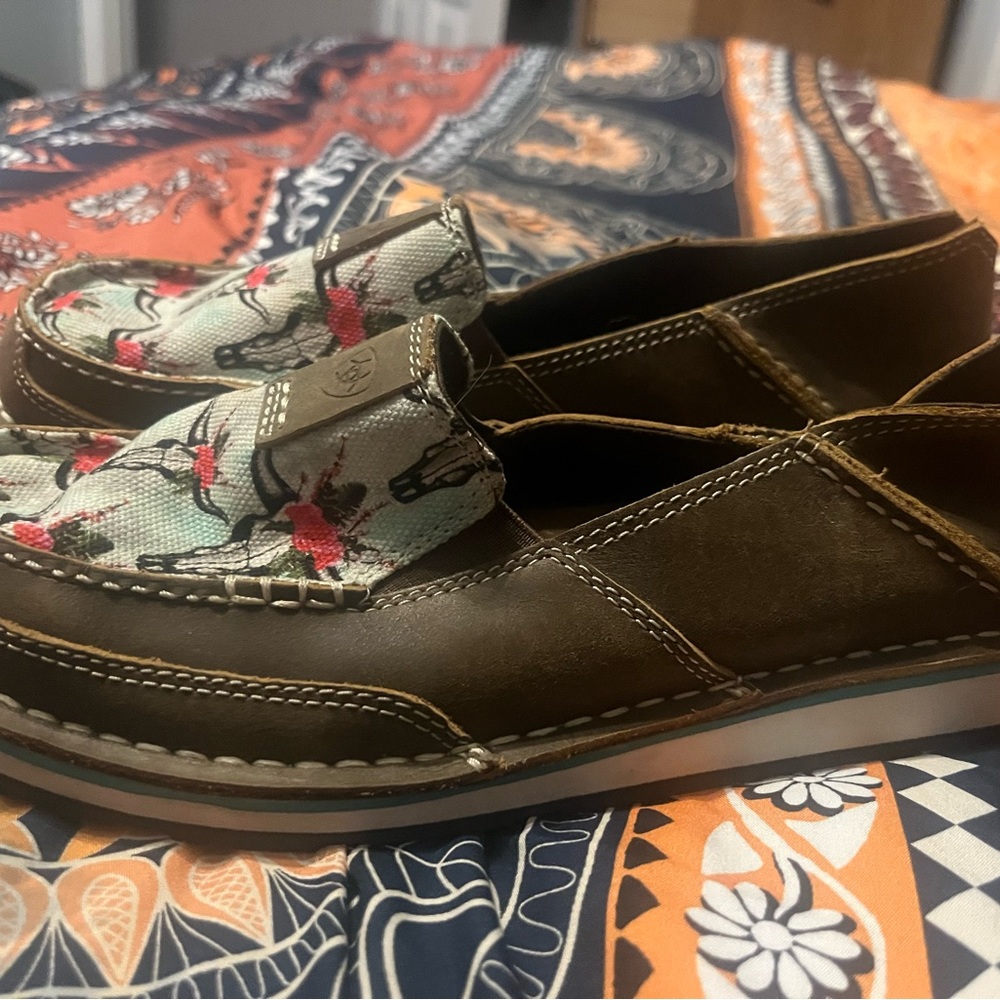 Ariat Tan Casual Slip-On Shoes - Picture 2 of 5
